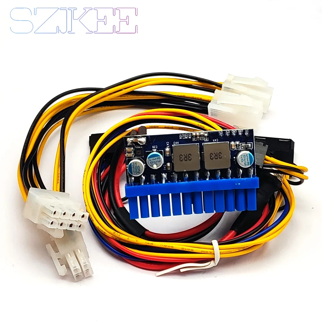 DC-ATX 160W Direct Plug Power Module Conversion Board Mini ITX 12V 24pin High Power 4P/8P extension cable optional