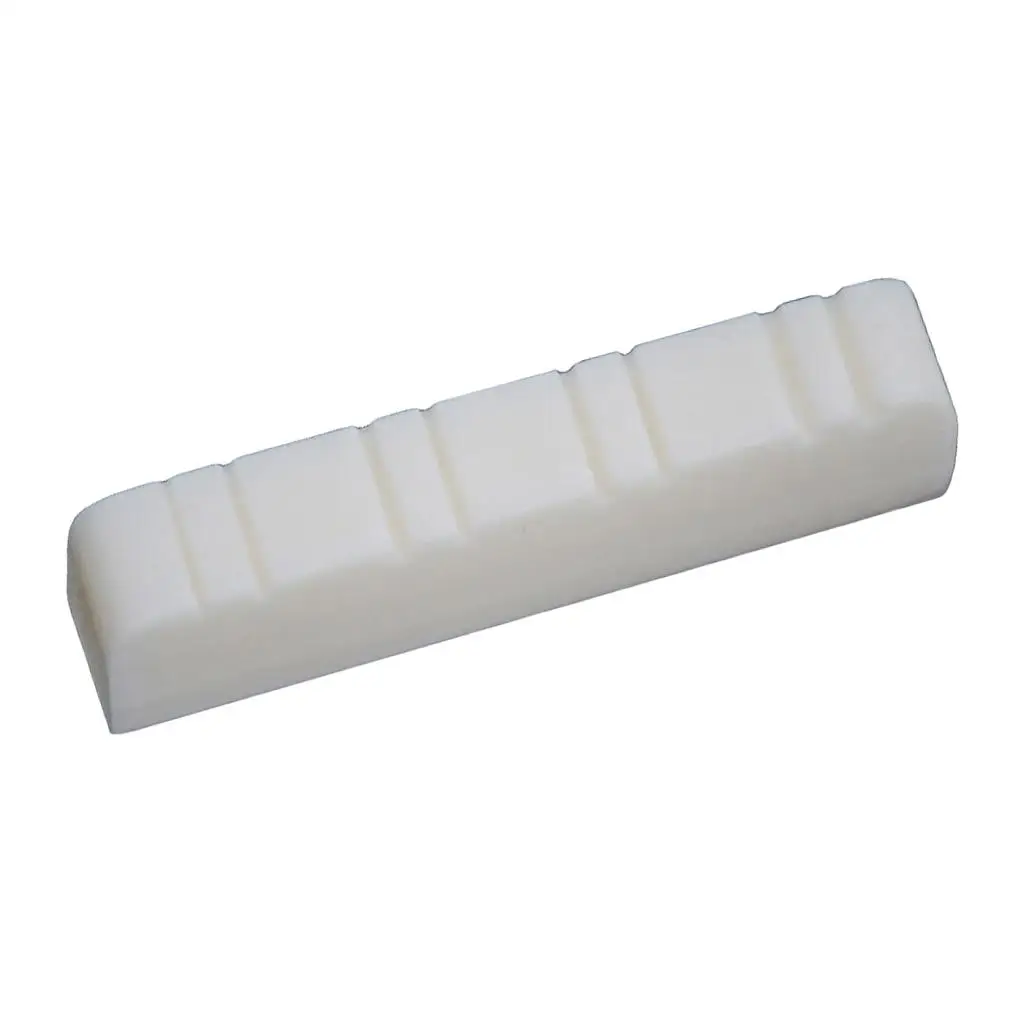 Bone Mandolin Bridge Nut Unslotted Guitar Parts Accessory for DIY Mandolin Repair and Custom Instrument Making