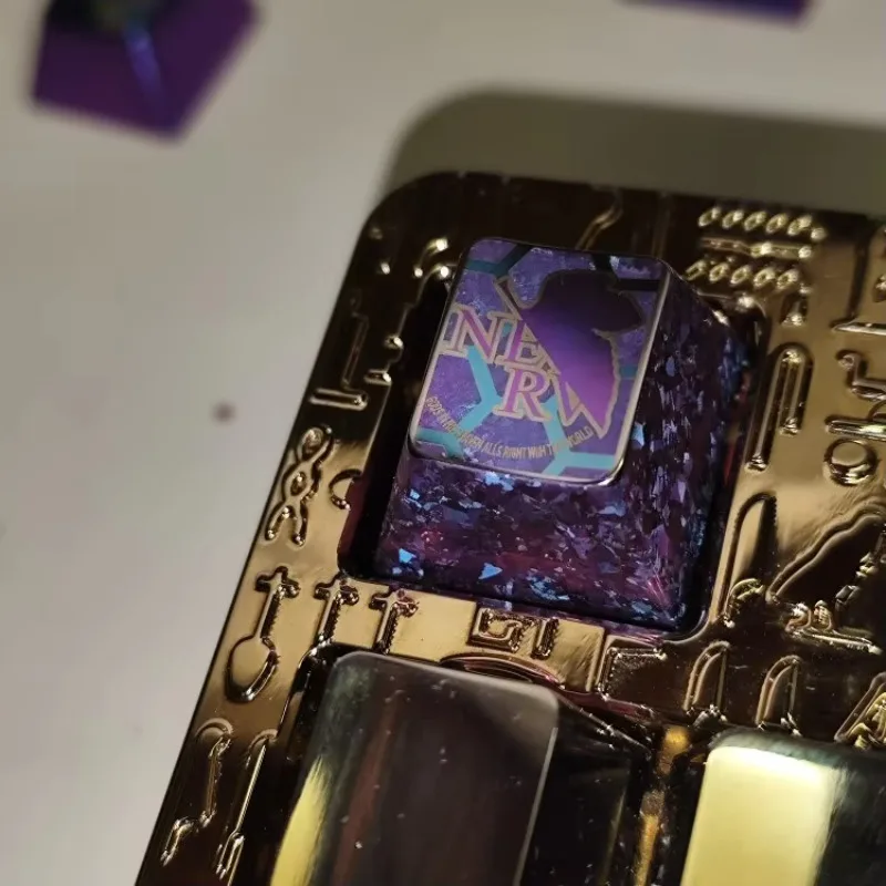 

Titanium alloy ice crystal keycap