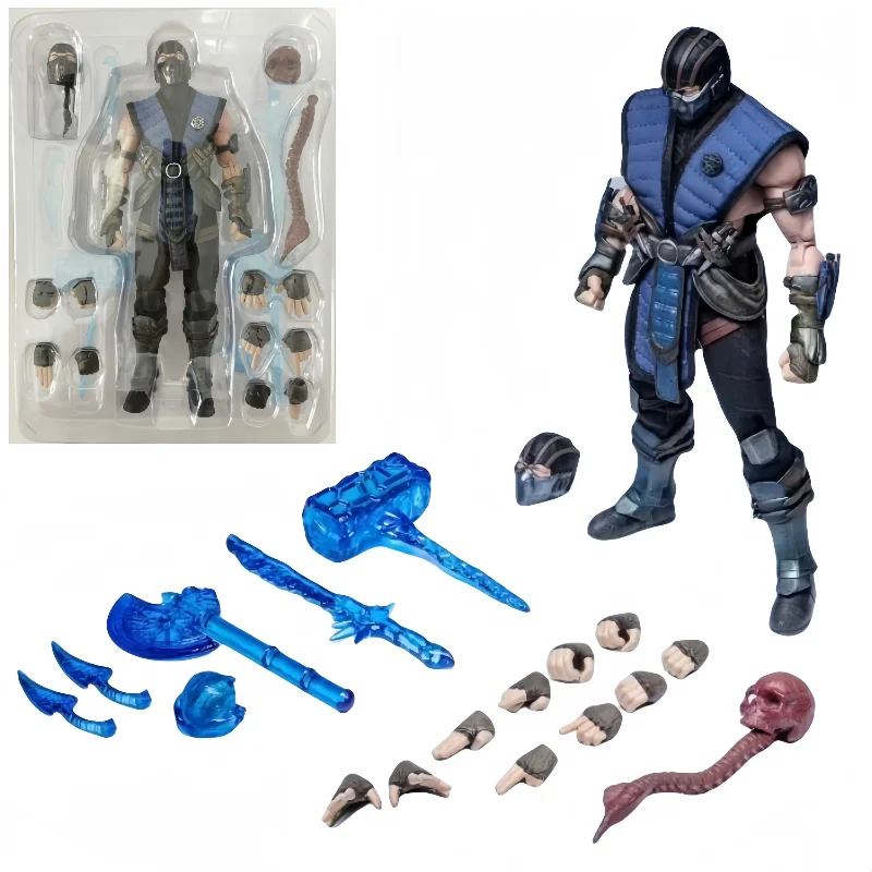 

Original in stock JM toys 1/12 Mortal Kombat absolute zero degree extreme cold ZK001 Action Figure Model Toy Gifts