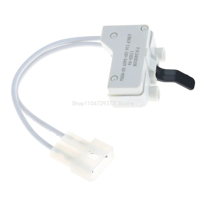 

2PC 3406109 Dryer Door Switch Replace Switches For Dryer Lid with Actuator Dryer For Washing Machine Replaces Accessories