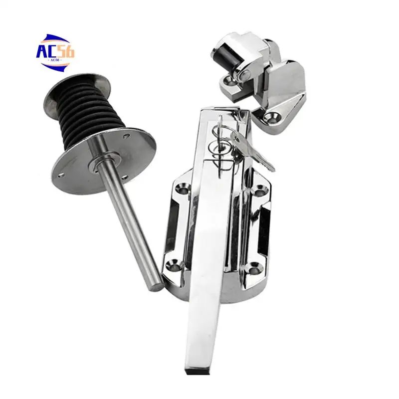 

AC56-Walkin Cooler Door Handle Walkin Freezer Handle Walkin Freezer Door Latches Heavy Duty Solid Push Rod For Walk-In Cooler Du