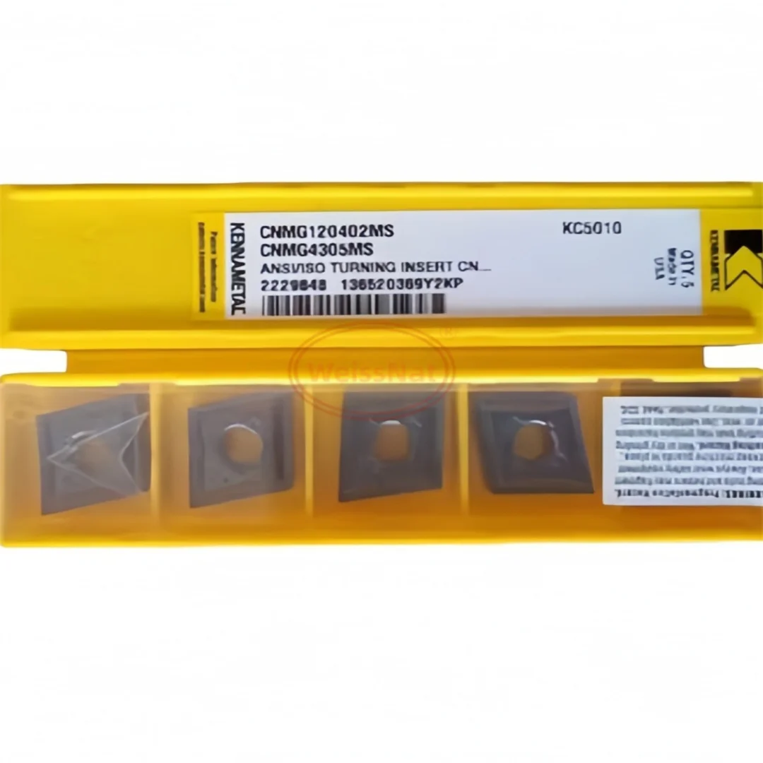 

Kennametal CNMG120401MS 02MS 04MS 08MS CNMG120404MP 08MP CNMG120404FP KC5010 Cutting Carbide Insert CNMG Inserts