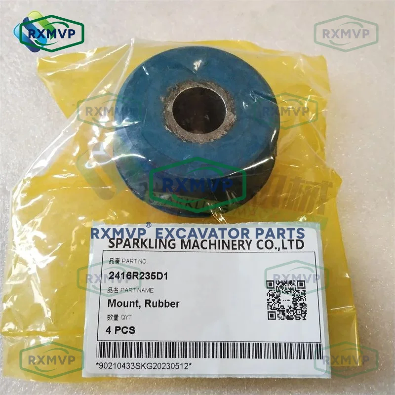 2416R235D1 2416R2352 SK270LC SK250 Construction Machinery Parts Rubber Cushion 2416R235D1