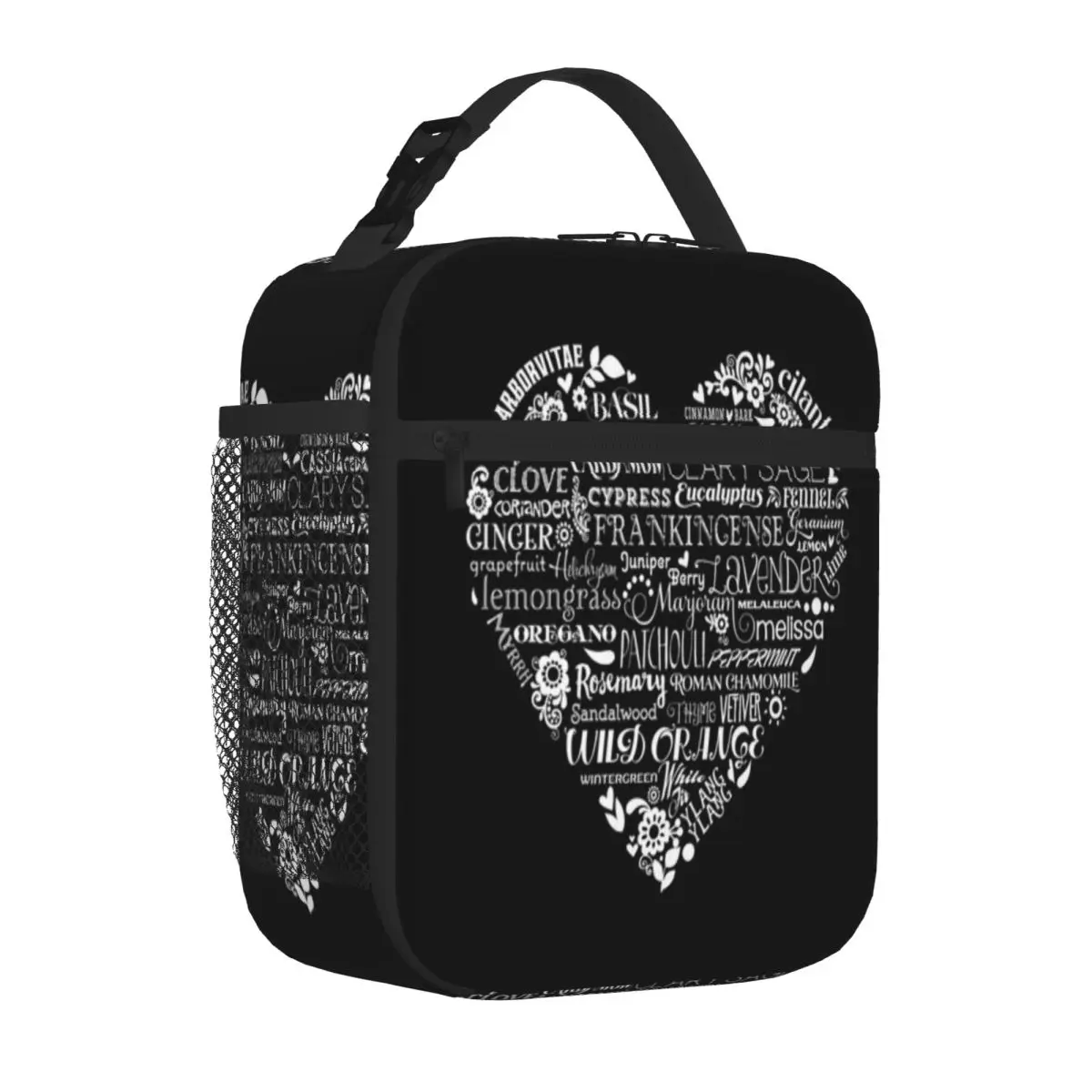 Bestselling Essential Oil Heart Hip Hop Food Cooler Bag Family Outing Sports Lunch Bag