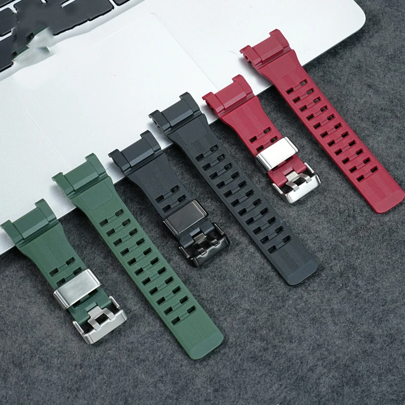 Pulseira esportiva de silicone para casio 5713 GWG-B1000 big mud king 3a geração relógio de 3a geração pulseira de relógio de silicone de resina