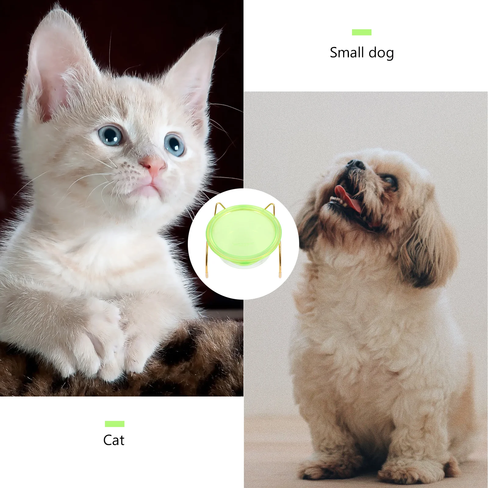 

Cat Food Feeder Water Feeder Pet Drinking Bowl High Base Cat Bowl Pet Feeding Bowl