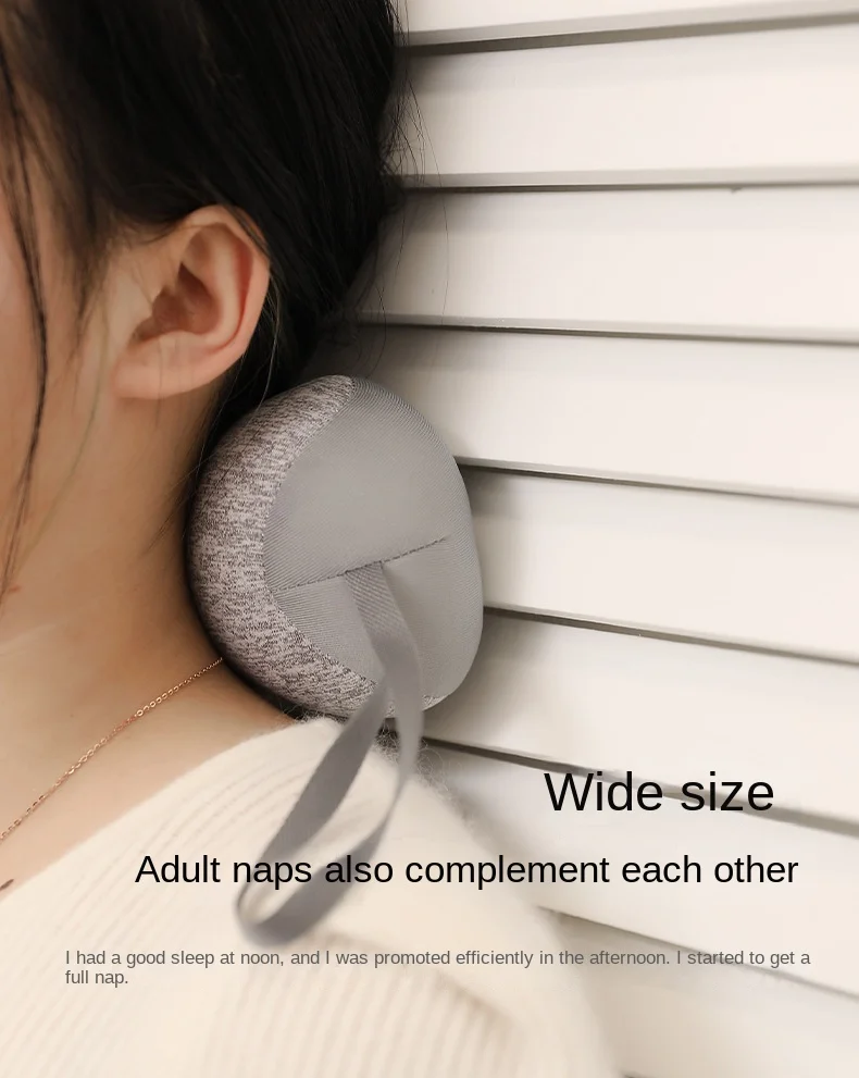 Mini Neck Pillow Portable U-shaped Pillow Sleeping Upward Neck Protection Pillow Napping Lunch Sleeping Down Pillow Travel Cute