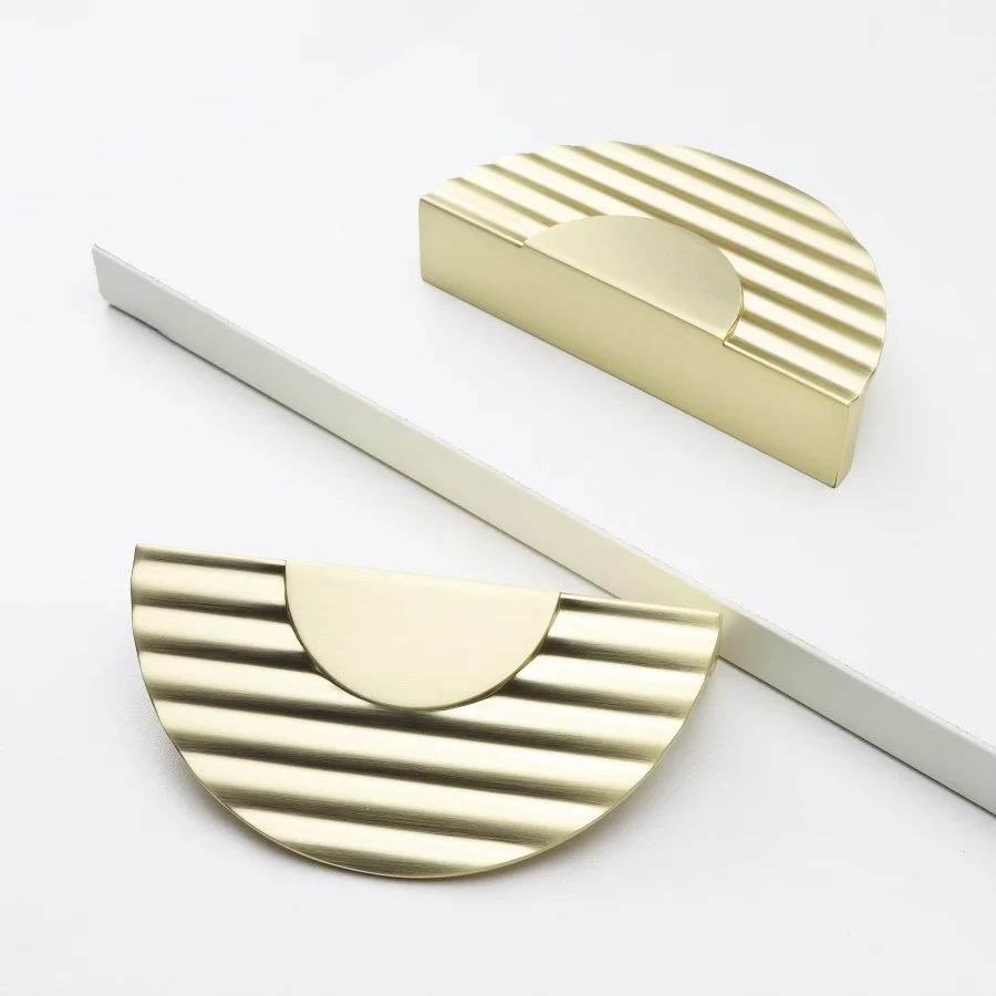 Maniglie per mobili solide a semicerchio francese Maniglia per porta dell'armadio in lega di zinco di fascia alta Manopola per armadio da cucina e cassetto semicircolare