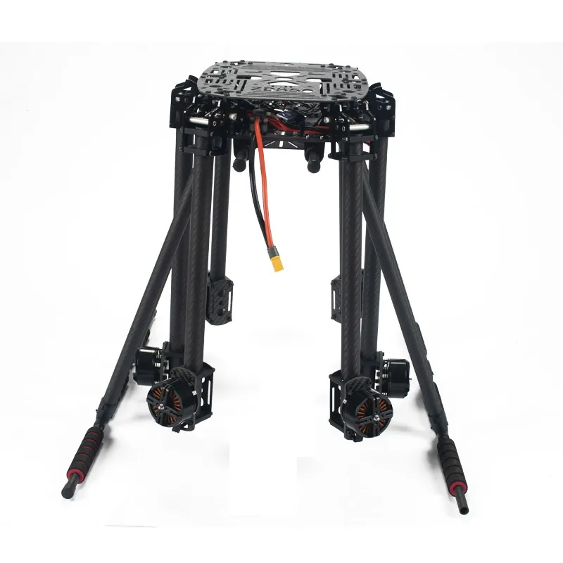 ZD850 Full Carbon Fiber ZD 850 Hexa-Rotor Frame Foldable Arm Hexacopter Frame Kit with Unflodable Landing Gear for FPV