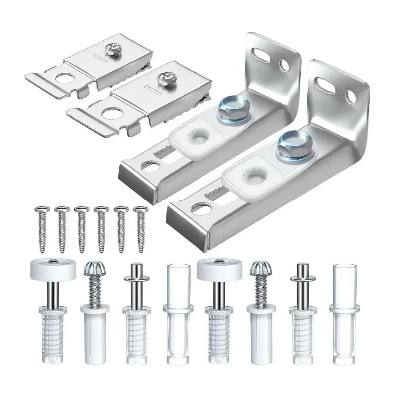 for Bi-Folding Door Hardware Kit 2-Piece Set Repair Replacement Parts for Closet Sliding Doors