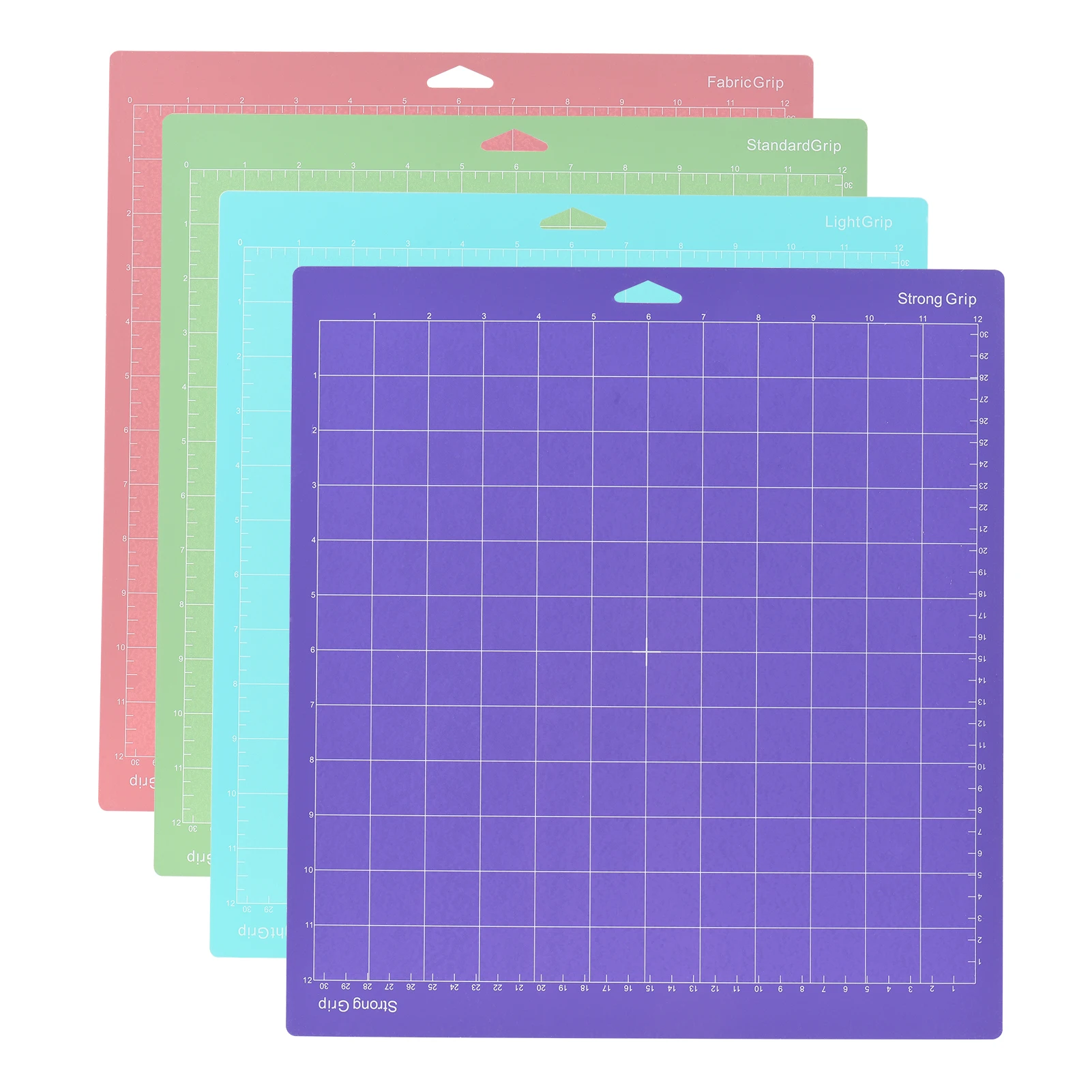 12*12 Inch Replacement Cutting Mat Adhesive Non-Slip Gridded Cutting Mats Compatible with Silhouette Cameo Cricut Cutting