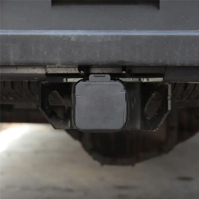 #59M 4PCS Rear Trailer Hole Protective Cover Plug Pickup Protection,F150 Hole Plug,(Black)