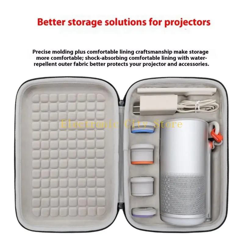 Organizadores almacenamiento compartimentos múltiples con Handle for Play 6 Projector Hu8d