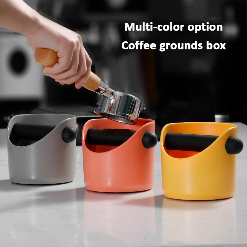 0.45L Coffee Grounds Powder Bucket Home Espresso Machine Handle Knockbox Container Organizer Dreg Slot Waste Dregs Recycling Bin