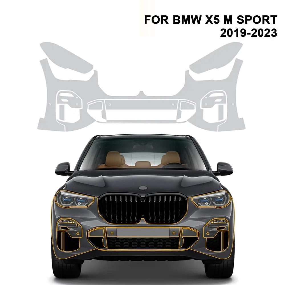 

TPU Protection Film For BMW X5 G05 M SPORT 2019-2023 Front Rear Headlights Trunk Self Healing Invisible Transparent Body Sticker