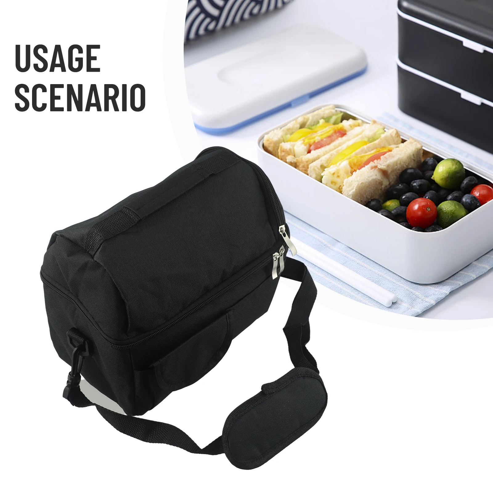 

Large Lunch Bag Waterproof Cooler Bag Insulated Lunch Box Thermal Lunch Bag For Adult Kids Men Picnic Bag Simple And Stylish