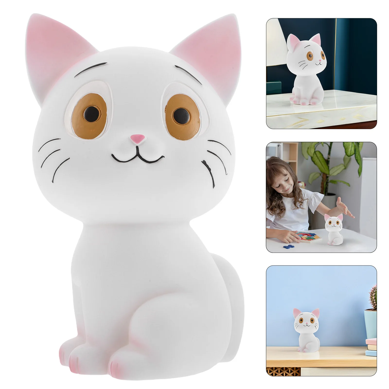 

Kitten Money Pot Cat Money Bank Unbreakable Coin Box for Kids Boys Girls Cute Saving Pot Desktop Decor Savings Jar