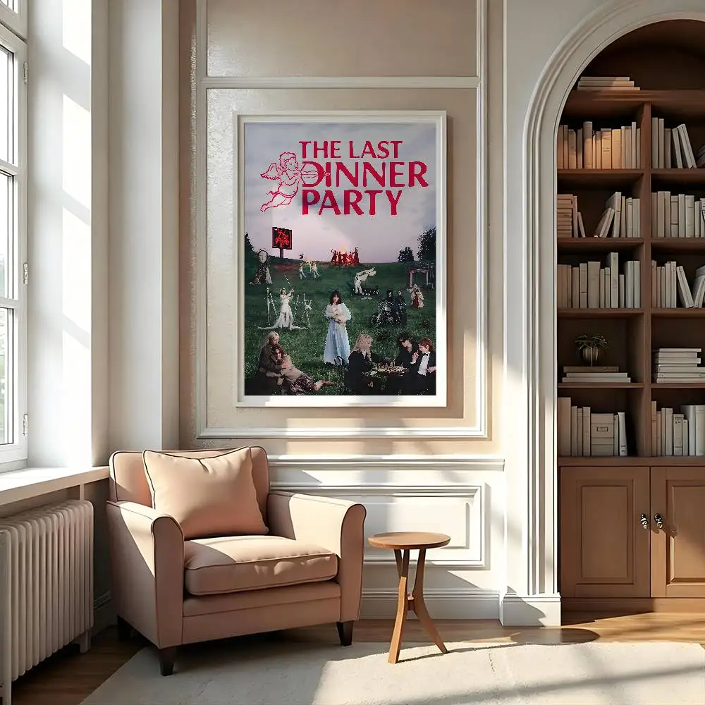 الفرقة حفلة العشاء الأخيرة من معرض ملصق بير يطبع ذاتية اللصق ديكور المنزل الديكور صور مطبوعة للحوائط غرفة المعيشة