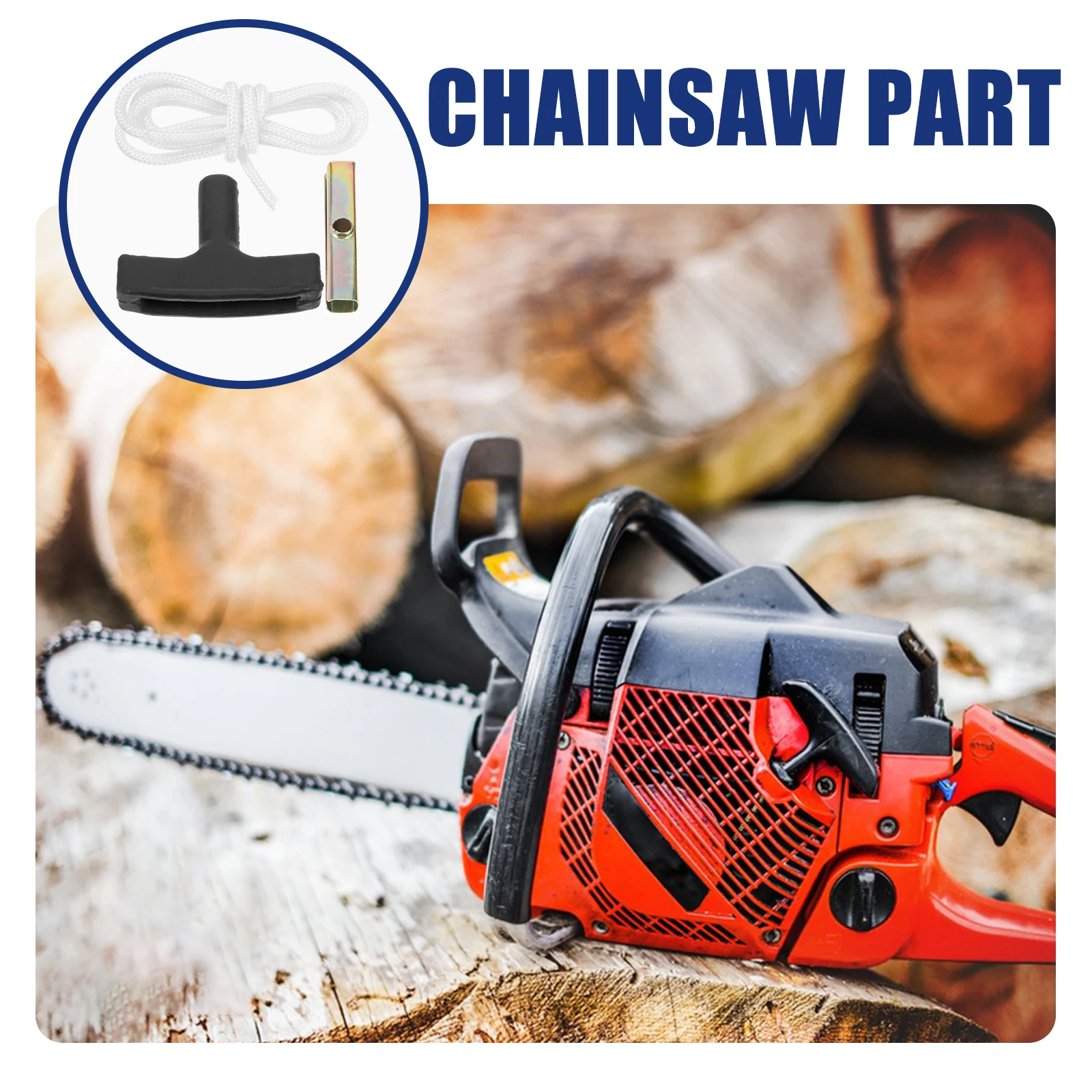 

Chainsaw Starter Rope H Universal Pull Tray Gas Sawing Machine Parts Durable Suitable Various Comfortable