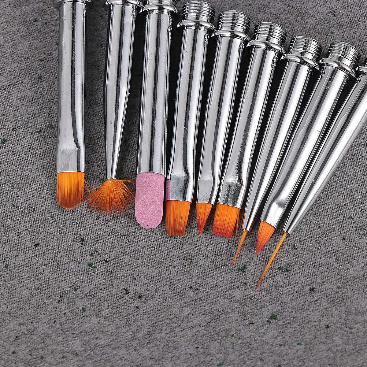 

1Set Professional Nail Art Brush Pen Stylish Practical Ergonomic Handle DIY Manicure Decoration Tool Golden Nail Pen