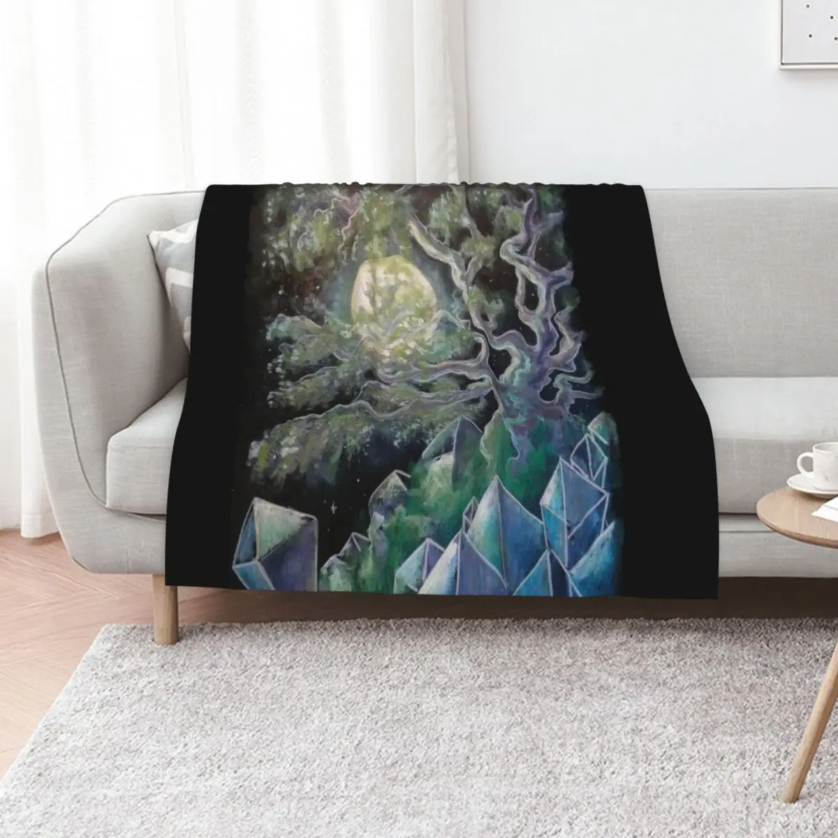 Crystalline Throw Blanket Soft Big anime Large manga Polar Soft Plaid Blankets