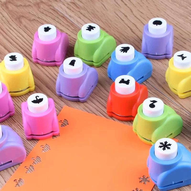 1 Stk/partij Mini Diy Craft Punch Voor Scrapbooking Punch Handgemaakte Cut Card Perforator Voor Diy Gift Card Papier Gat punch CL-1203