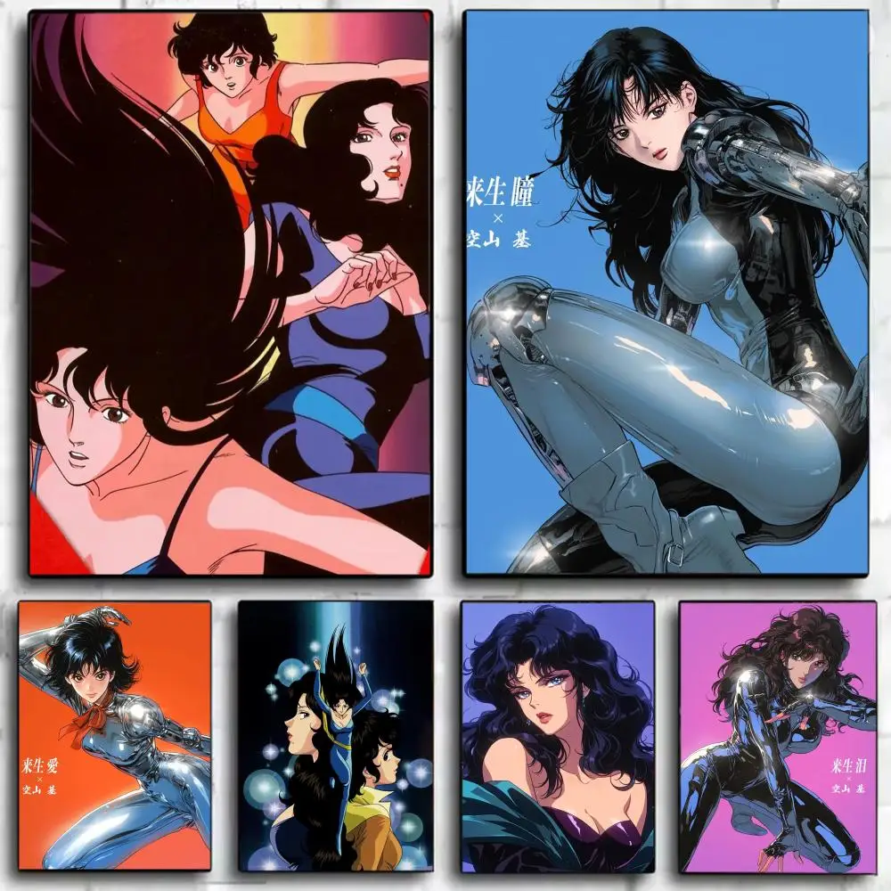Playful Thief Retro Anime C-Cat's Eye Poster, Wandkunstdruck, Poster, dekoratives Wandbild, Heimdekoration, Geschenk, ungerahmt