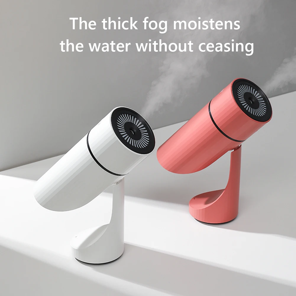 

260ml Wireless Air Humidifier USB Rechargeable with Light Cool Mist Humidifier Multifunctional for Bedroom Living Room