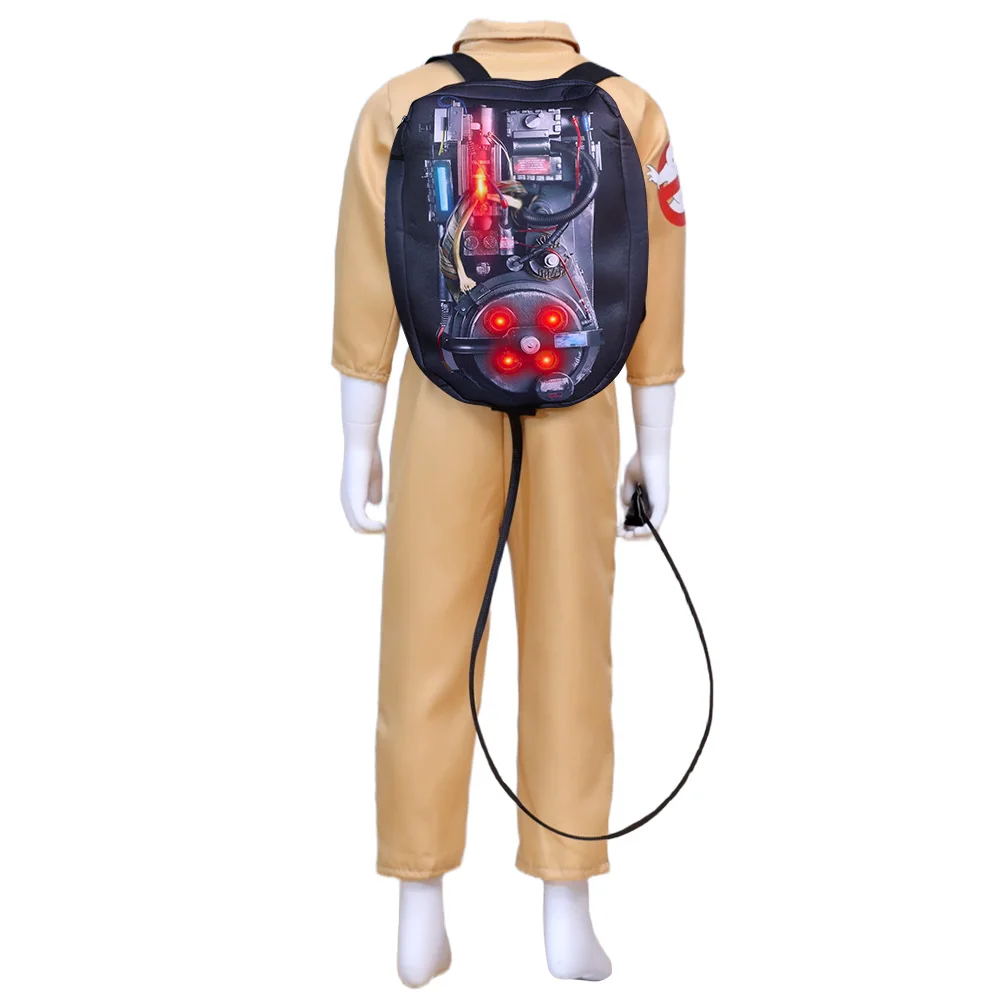أزياء تنكرية لفيلم Ghostbusters للأطفال مع حقيبة ظهر هدية عيد الميلاد كرنفال مجموعة ملابس الحفلات المشجعين #3