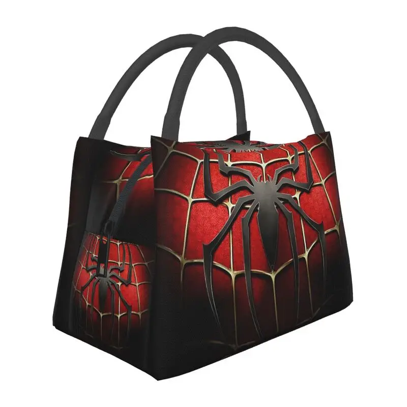 

Spider-Chest Resuable Lunch Boxes Women Multifunction Animal Cooler Thermal Food Insulated Lunch Bag Hospital Office Container
