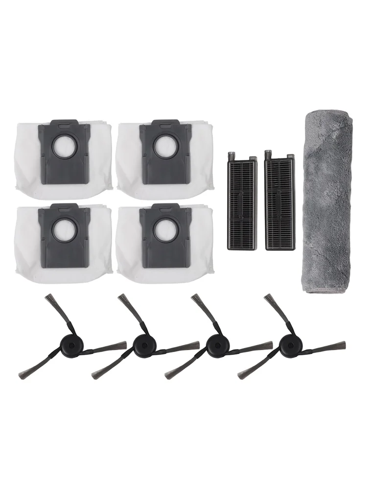 Cleaning Set for Mova Z5 Z5 for Pro Z50 for Ultra Z50 2 Filters 1 Mop Cloth 4 Dust Bags 4 Side Brushes for Household Use