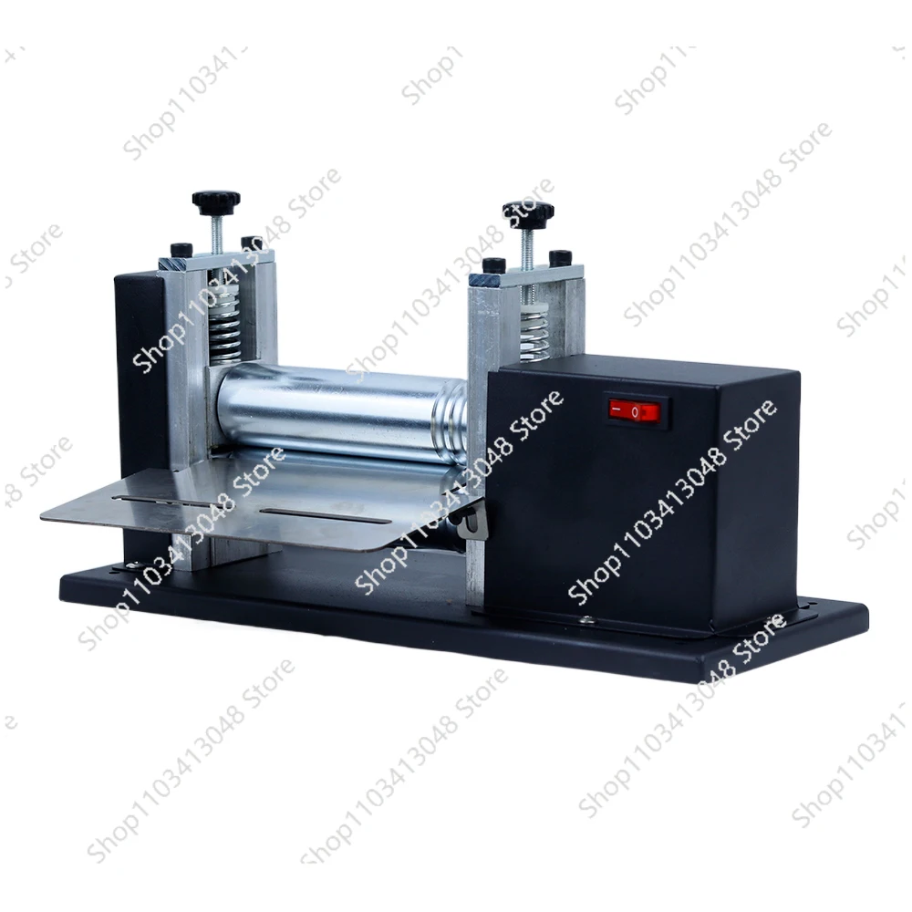Electric Hand-cranked Small Leather Desktop Drawing Machine Pull Shoulder Strap Barrel Press Leather Machine Laminating Machine