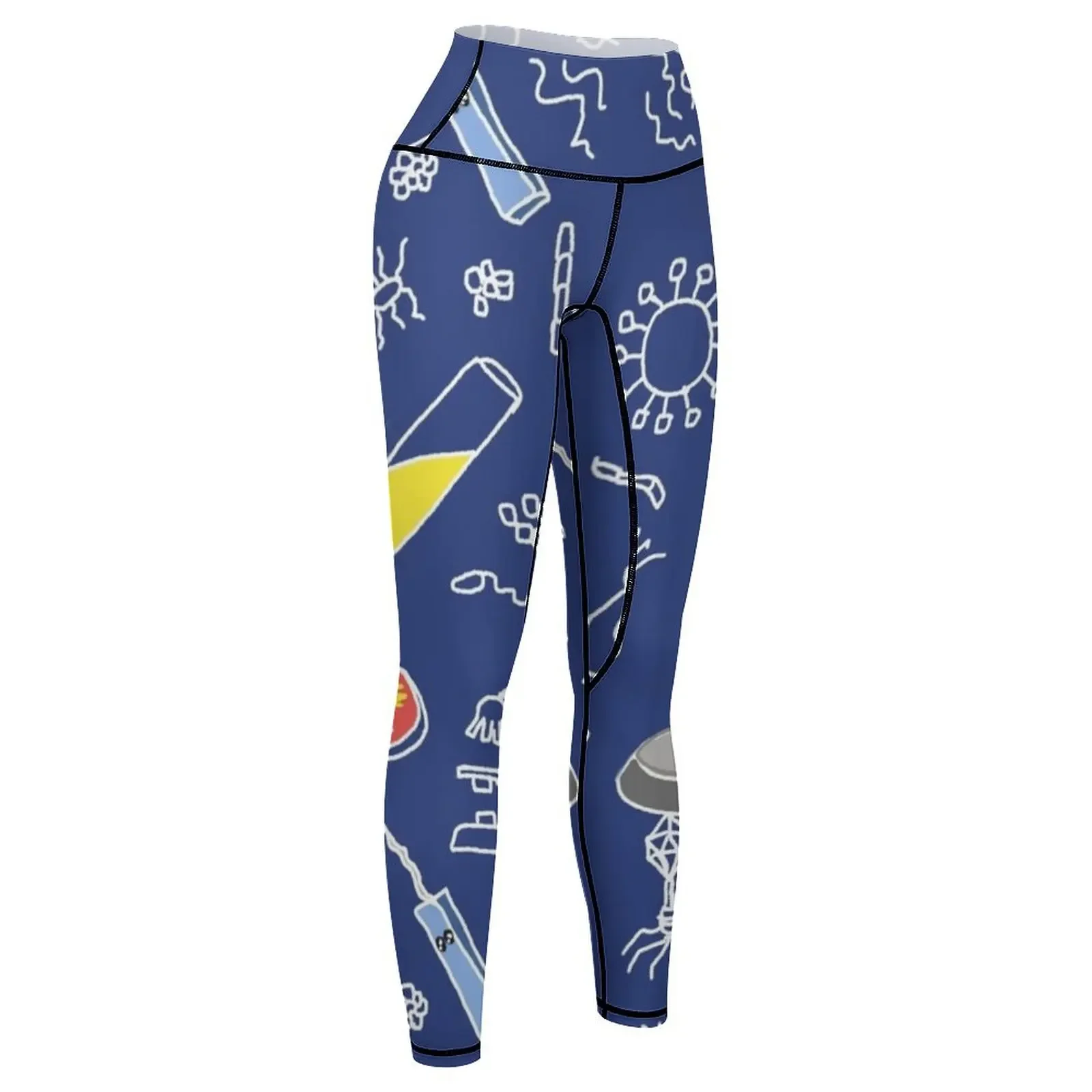 Microbiology Lab Bunsen Burner Loop Flame Leggings Sports pants for Fitness's gym clothes push up legging Womens Leggings 6