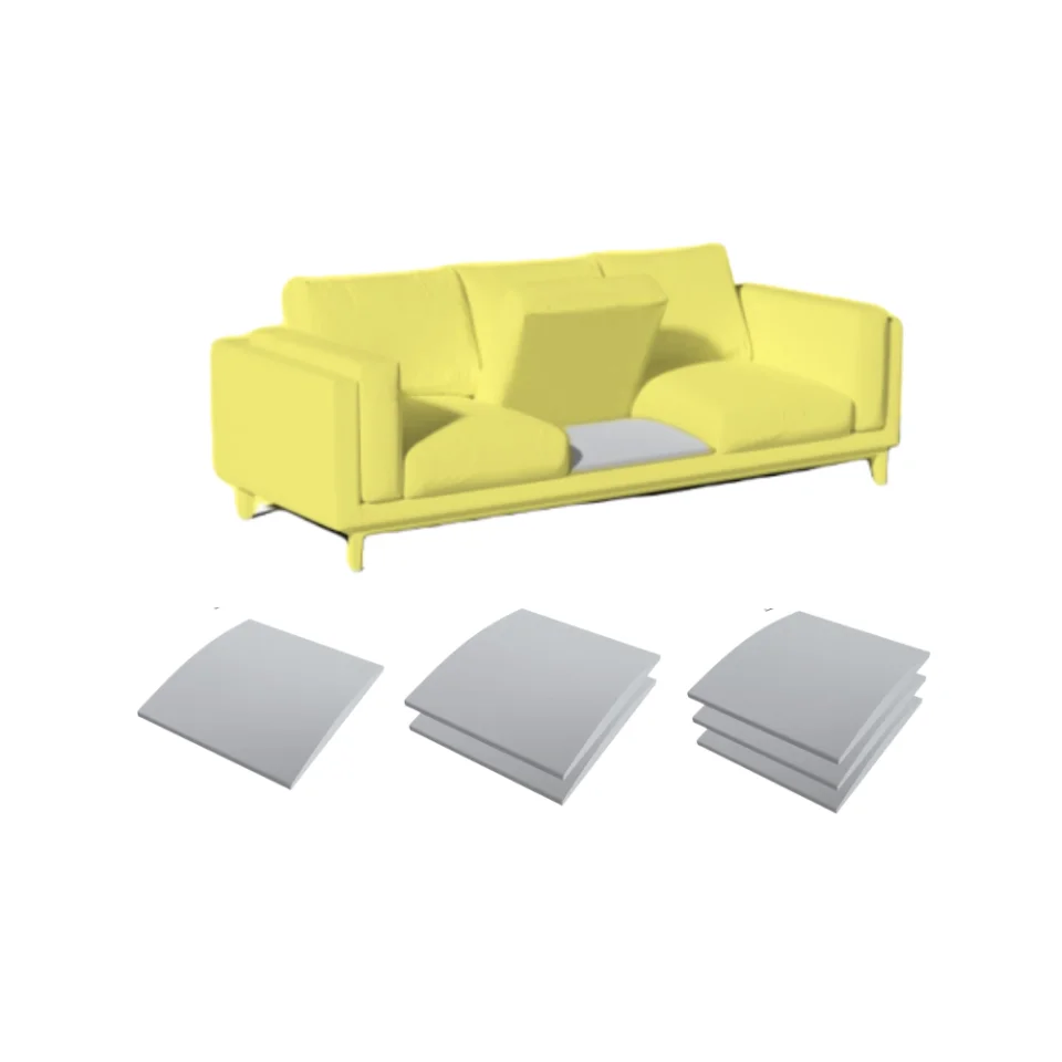 3Pack Curved Design…