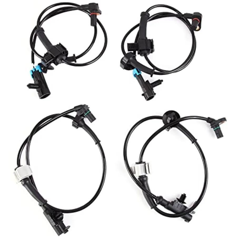 

ABS Wheel Speed Sensor Front Rear Left Right for Chevy Avalanche Suburban 1500 Tahoe 2007-2012 Silverado 1500 2007-2013 for GMC