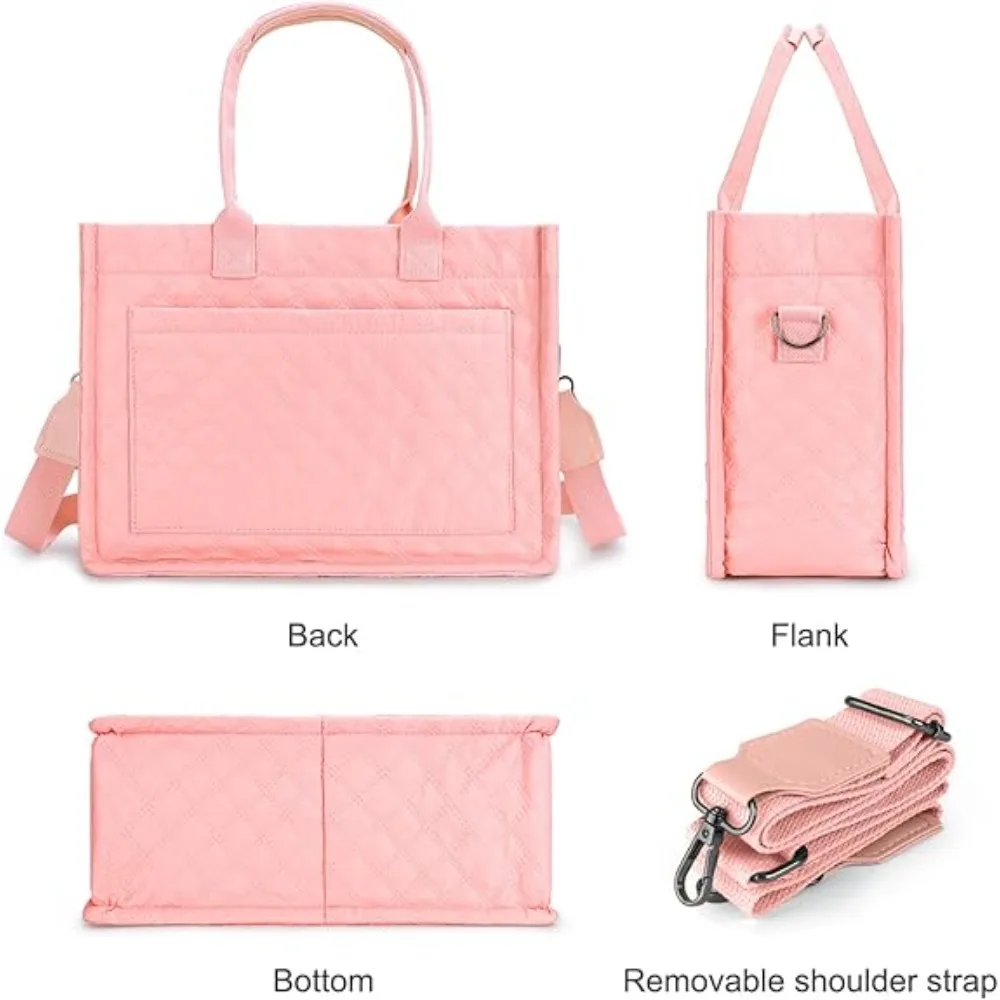 Tote Shoulder Bag for Women with Pockets Compartments 4
