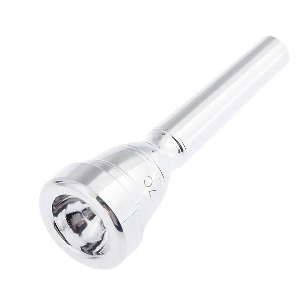 Silver Copper Bb Trumpet Mouthpiece Optimizer Set Accessories for Music Teacher and Practice