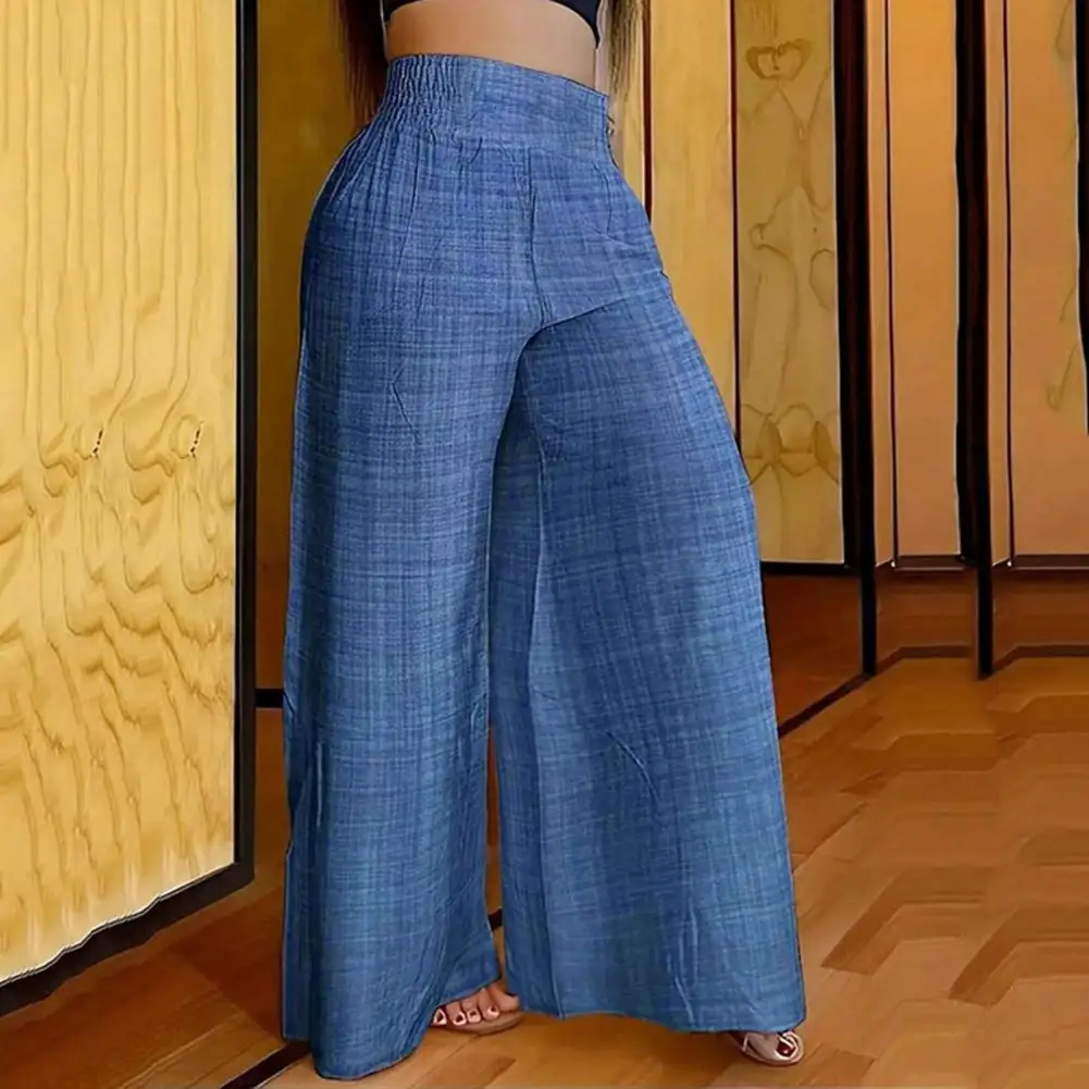 

Women Wide-leg Casual Pants Women Straight-leg Sweatpants Stylish Women's Wide Leg Lounge Pants with High Waist for Casual