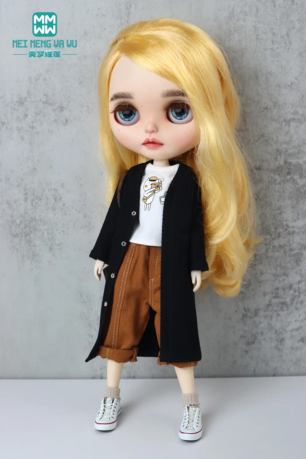 Blyth Azone OB22 OB24 Doll Clothes Accessories Fashion Jeans Trench Coats T-Shirts Girls Gifts