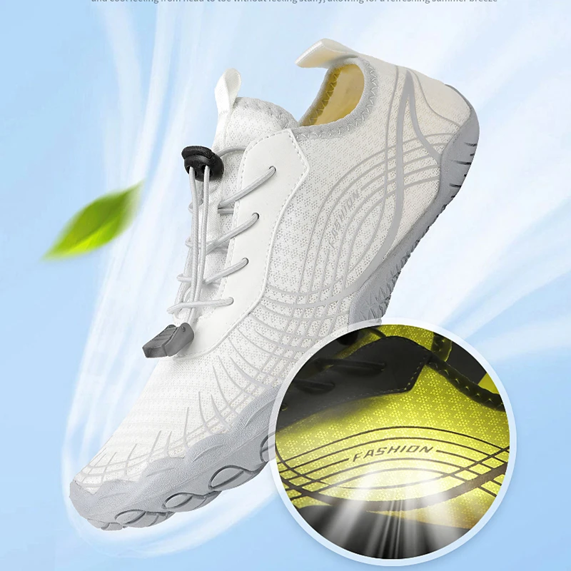 Summer new ultra-thin breathable sports shoes outdoor mountaineering wading shoes quick dry non-slip beach surf swimming shoes