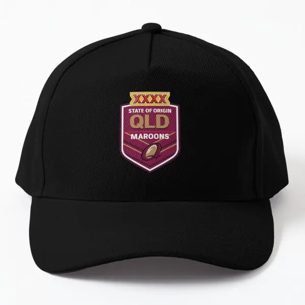 Exelent Queensland Maroons Design  Baseball Cap Hat Casquette Bonnet  Solid Color Casual Czapka Fish Boys Women Printed Sport