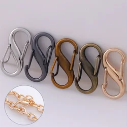 5pcs Adjustable Metal Buckles for Chain Strap, Chain Shortener Strap Clasps for DIY Chain Link Connector