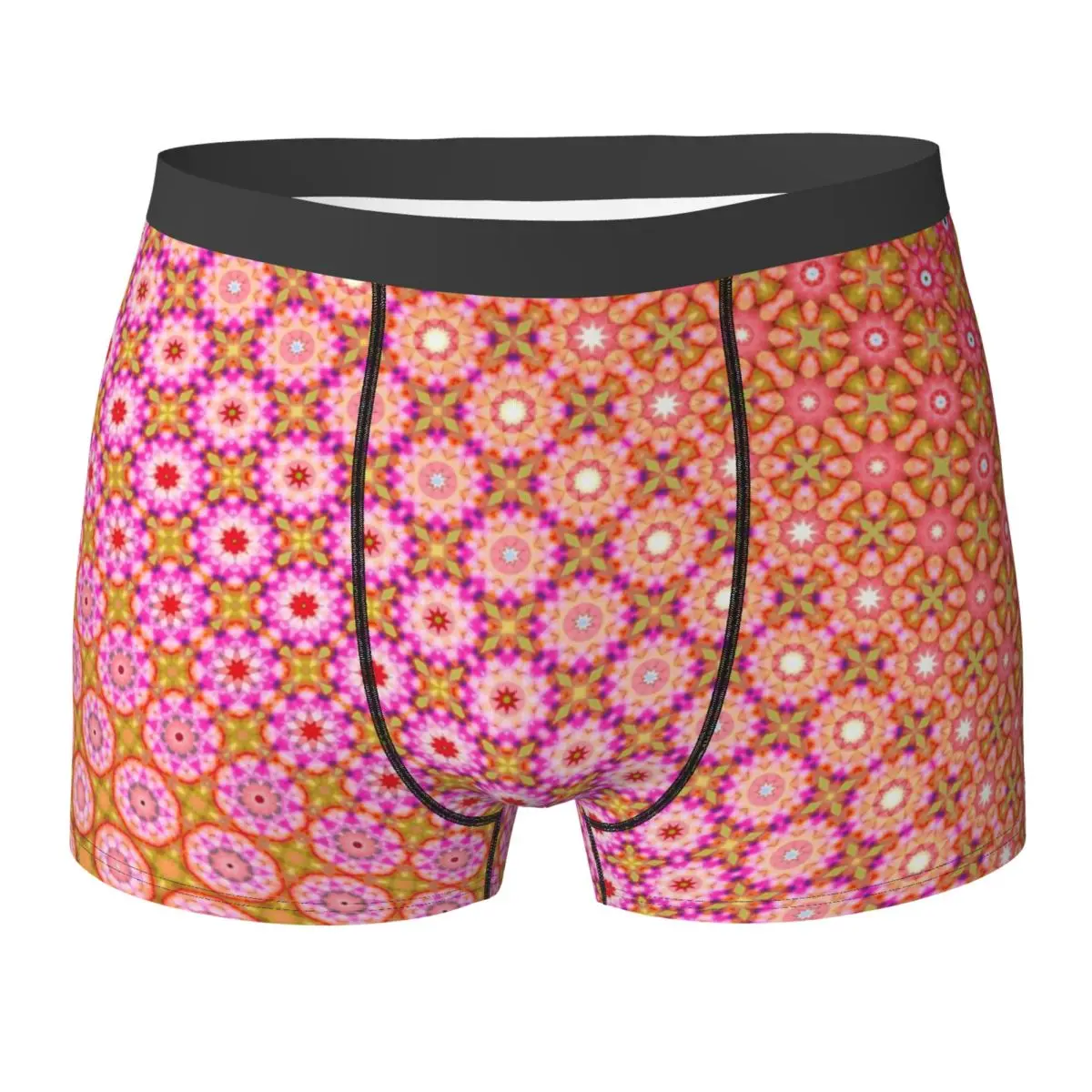 Psychedelic Mandala Underwear Vintage Print Sublimation Boxer Shorts Hot Men Panties Elastic Shorts Briefs Birthday Gift