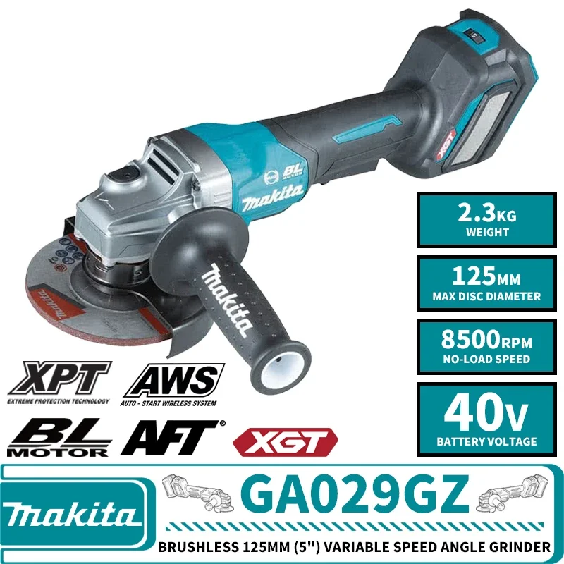 Makita GA029GZ XGT Brushless Cordless 125mm (5\