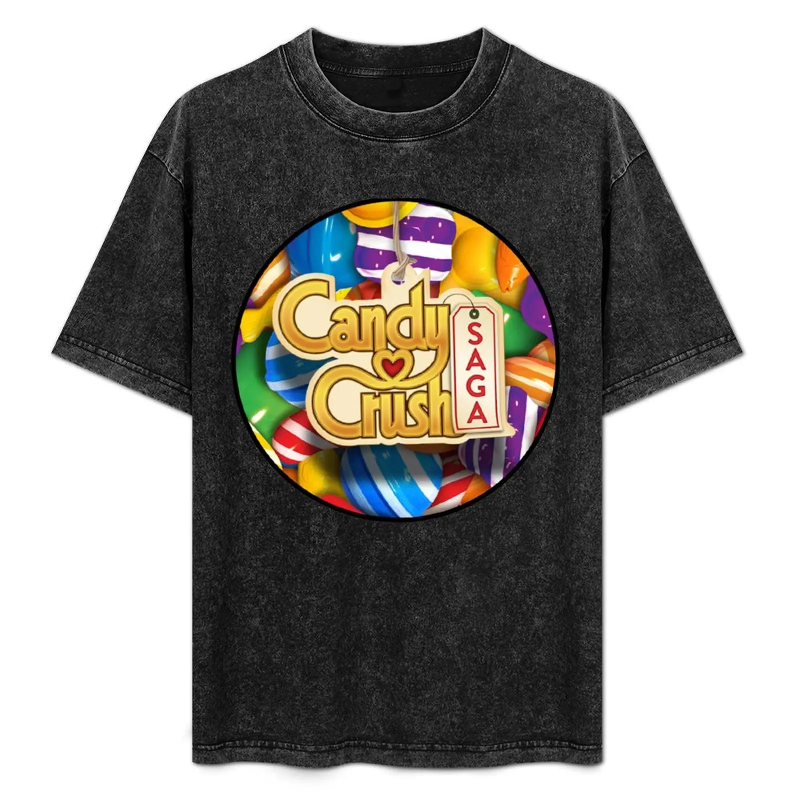 

Футболка с логотипом Candy Crush, прочная рабочая футболка из плотной ткани