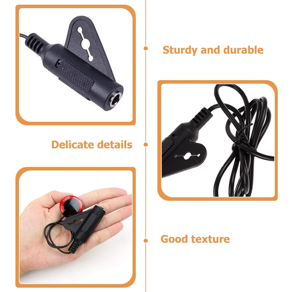

Guitar Sound Hole Pickup Strong Immunity Environment Fine Workmanship Selfadhesive Practical Acoustic Accessory