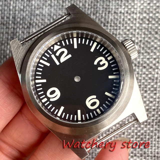 38mm Diving Case 20atm 29mm Watch Dial Lume Brushed Ar Coating Domed Mens Watch Case Fit Nh35 Nh36 Eta 2824 Pt5000 Automatic Watch Cases AliExpress