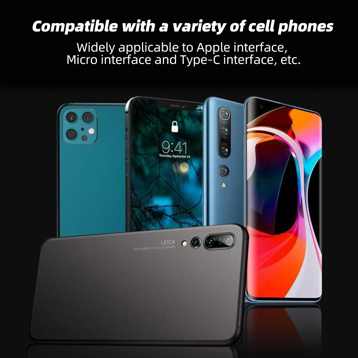 Kim Loại 3in1 Sạc Nhanh USB Cho iPhone Samsung Huawei Ẩn Đa Có Thể Thu Vào Micro USB C Cáp Sạc Quà Tặng Sáng Tạo