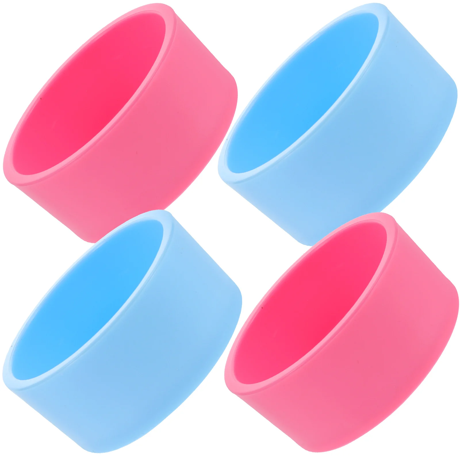 

4pcs Pink 2 Hamster Bowl Guinea Pig Supplies Small Animal Food Water Dish Rabbit Feeding Bowls Pet Accessories Safe